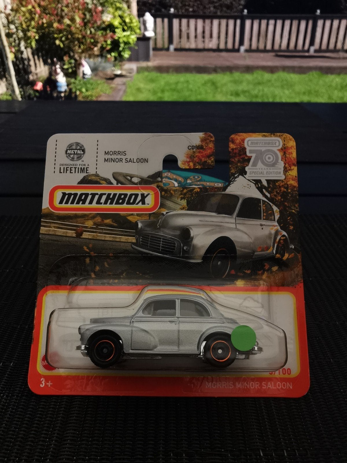 Matchbox Morris Minor zilver, Ophalen of Verzenden, Nieuw, Auto