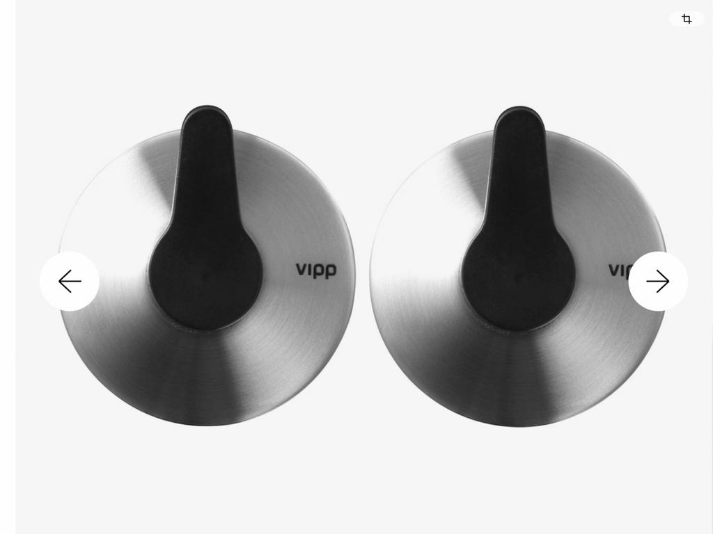 NIEUWE VIPP 12 SUCTION HOOK 2 PIECES, ZUIGNAP HAAK 2 STUKS, Huis en Inrichting, Overige typen, Nieuw, Ophalen of Verzenden, Metaal
