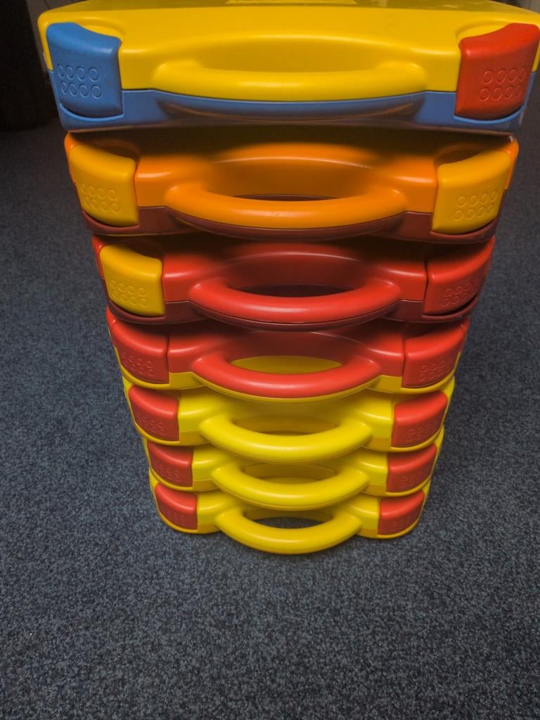 7 Lego koffers - Ideaal voor opslag en transport, Gebruikt, Lego, Accessoire, Ophalen of Verzenden