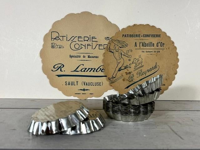Matfer blikken bakvormpje Franse vintage, Ophalen of Verzenden