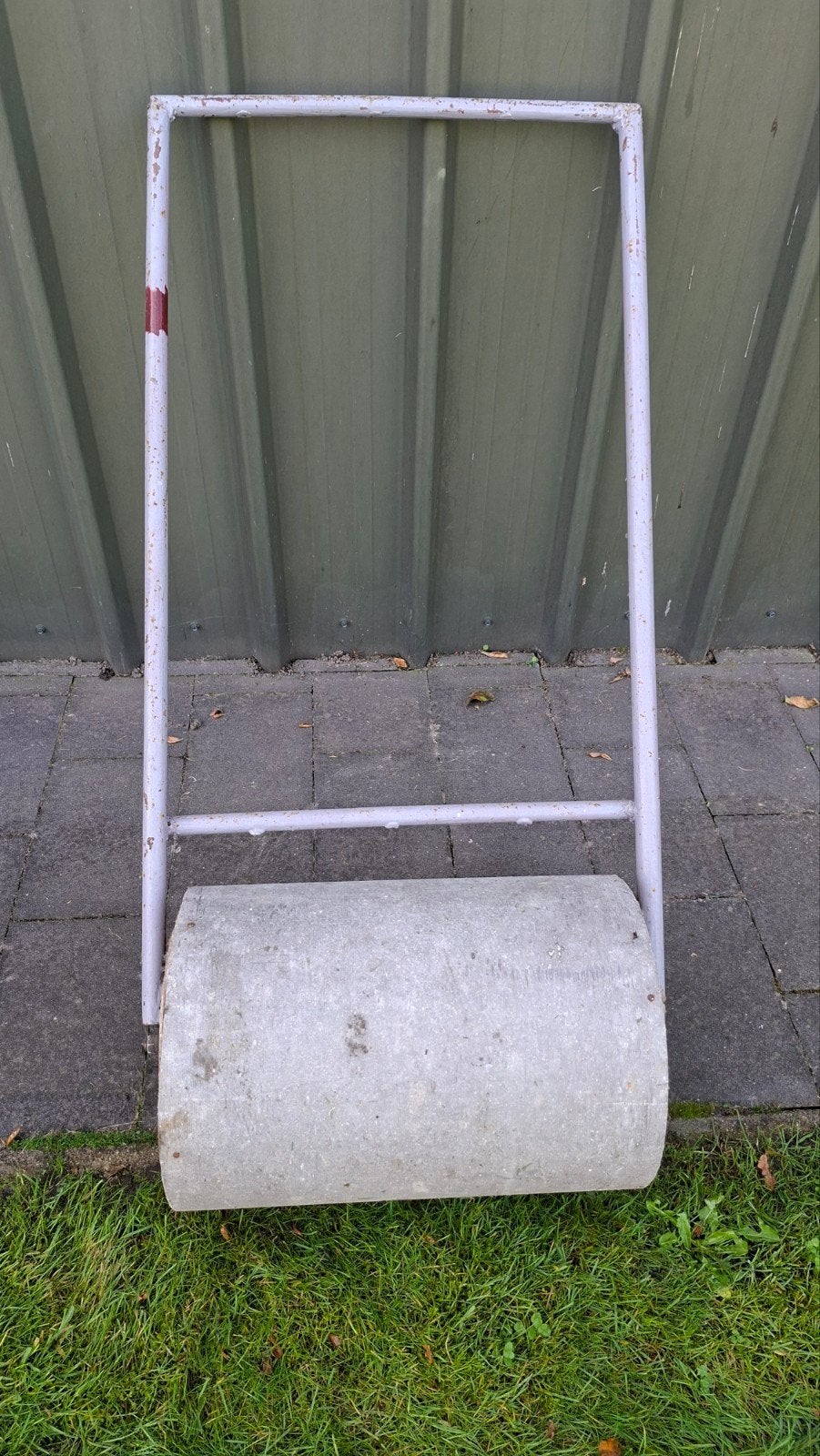 gras zand roller beton, Ophalen