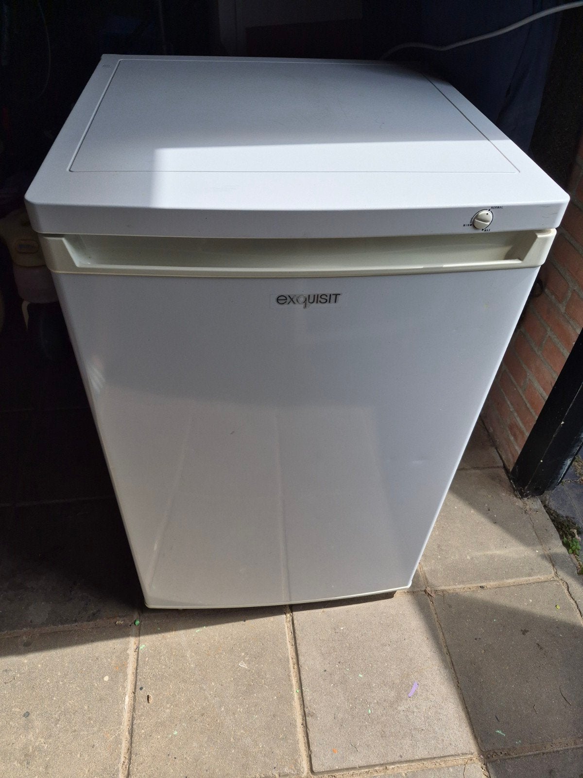 Exquisit GS 80-4 Tafelmodel Vrieskast A++, Witgoed en Apparatuur, Koelkasten en IJskasten, Ophalen, Gebruikt, Met aparte vriezer