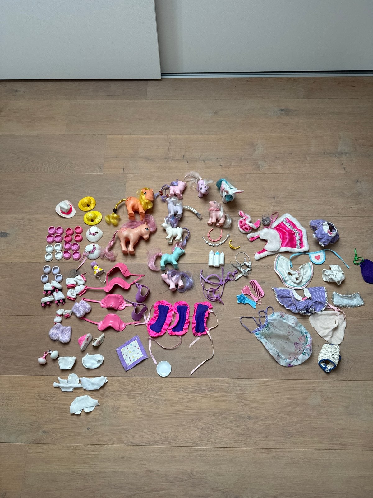 Vintage partij My Little Pony's met accessoires, Ophalen, Gebruikt, Jongen of Meisje
