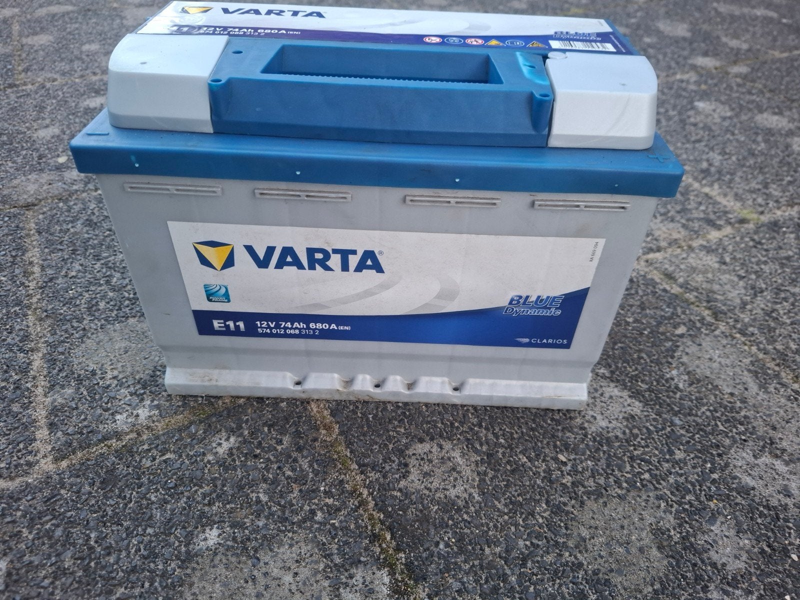 Varta Accu 74AH, Ophalen, Nieuw
