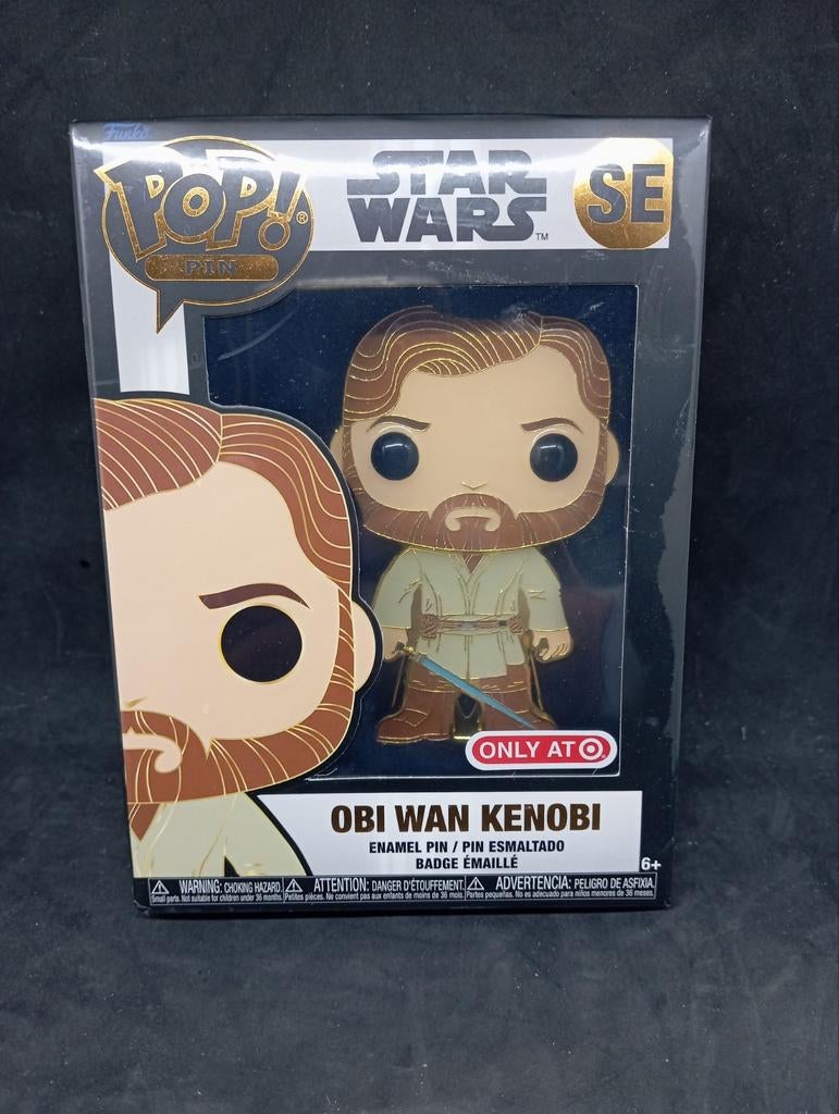 Funko Pop! Star Wars Obi-Wan Kenobi Emaille Pin, Verzamelen, Ophalen of Verzenden, Nieuw