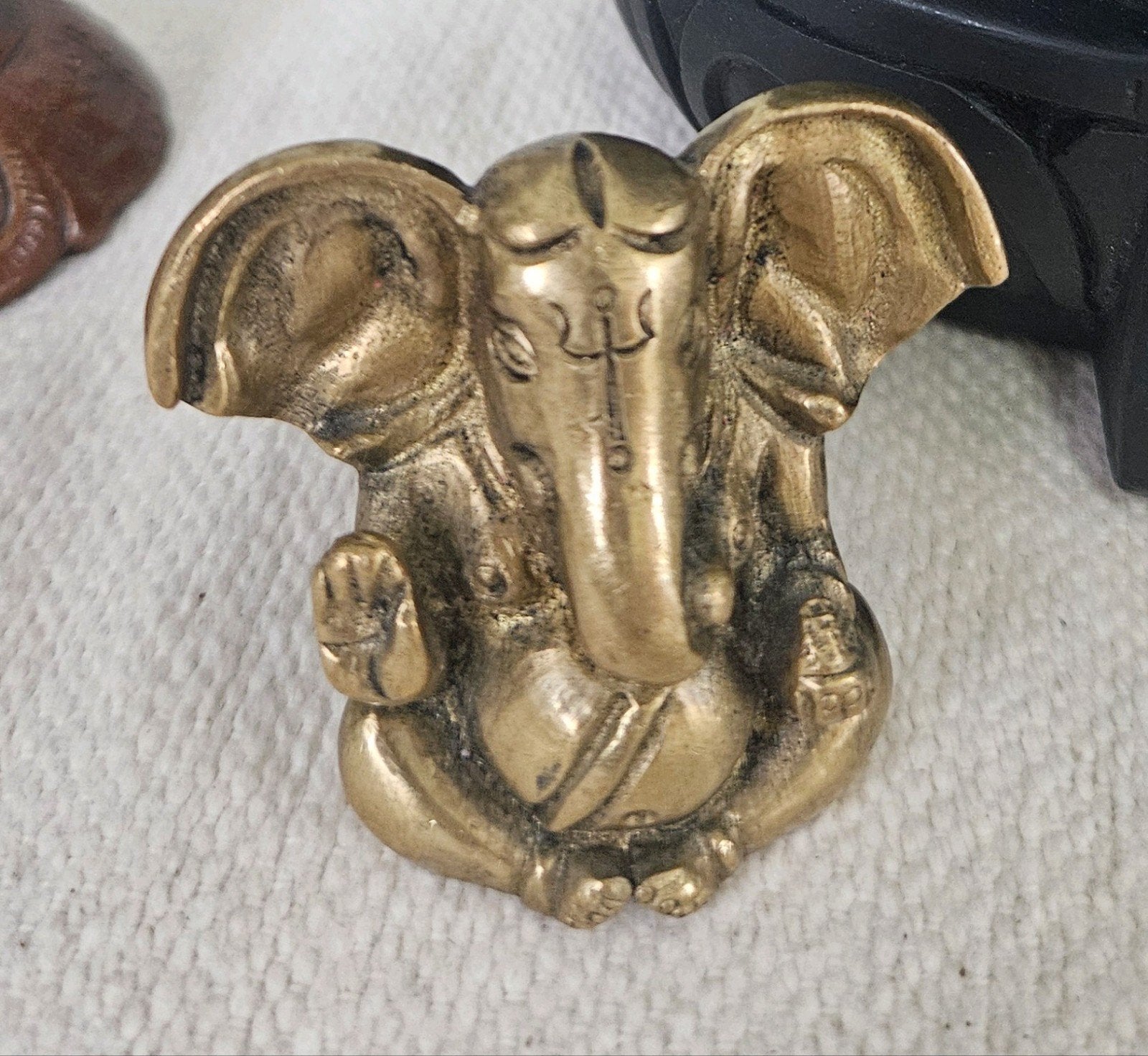 Ganesha en Patanjali beelden /India, iyengar yoga
Ganesha e, Minder dan 20 cm, Ophalen of Verzenden, Beeld, Bruin
