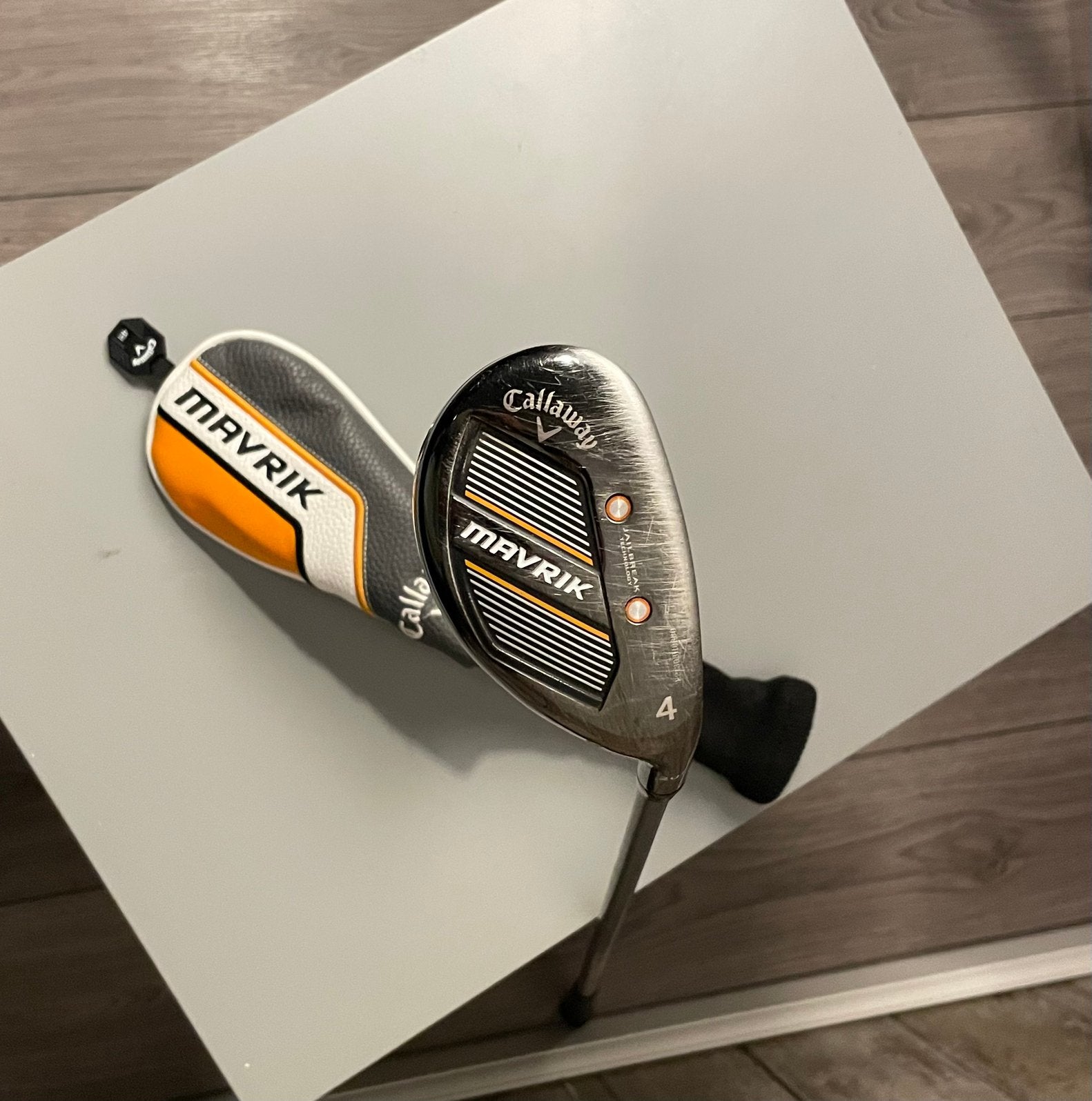 Callaway Mavrik 4 Hybrid 20 | Stiff Flex | Incl. Headcover, Ophalen of Verzenden, Gebruikt, Club, Callaway