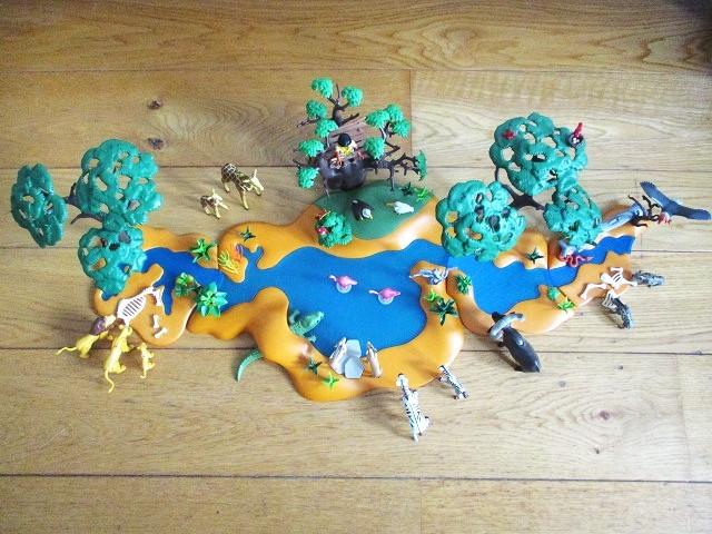 playmobil safari 4827 4858 4829 4830 lees beschrijving, Ophalen of Verzenden, Zo goed als nieuw, Complete set