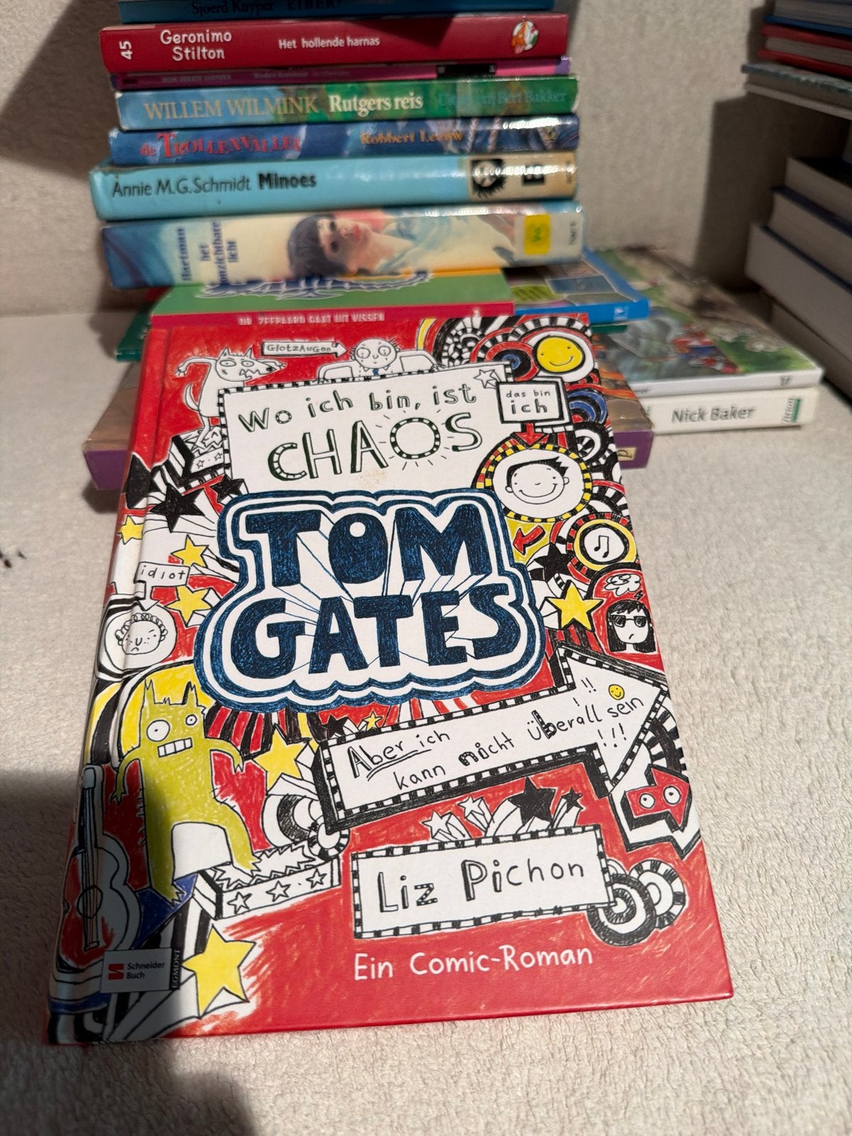 Tom Gates: Wo ich bin, ist CHAOS - Liz Pichon (Duits), Ophalen of Verzenden, Zo goed als nieuw, Fictie