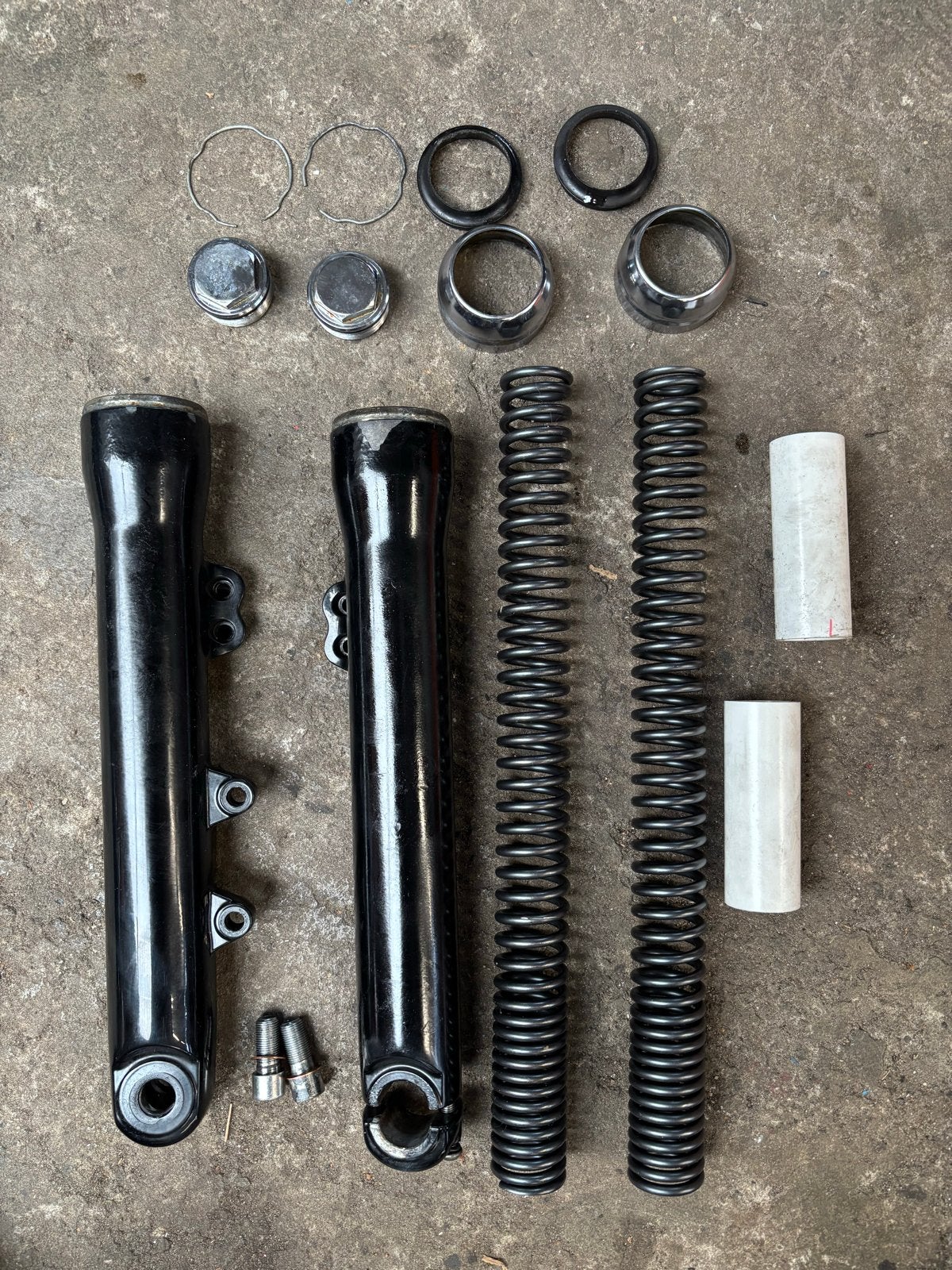 Harley Davidson DYNA FXDB voorvork onderdelen, Ophalen of Verzenden, Gebruikt