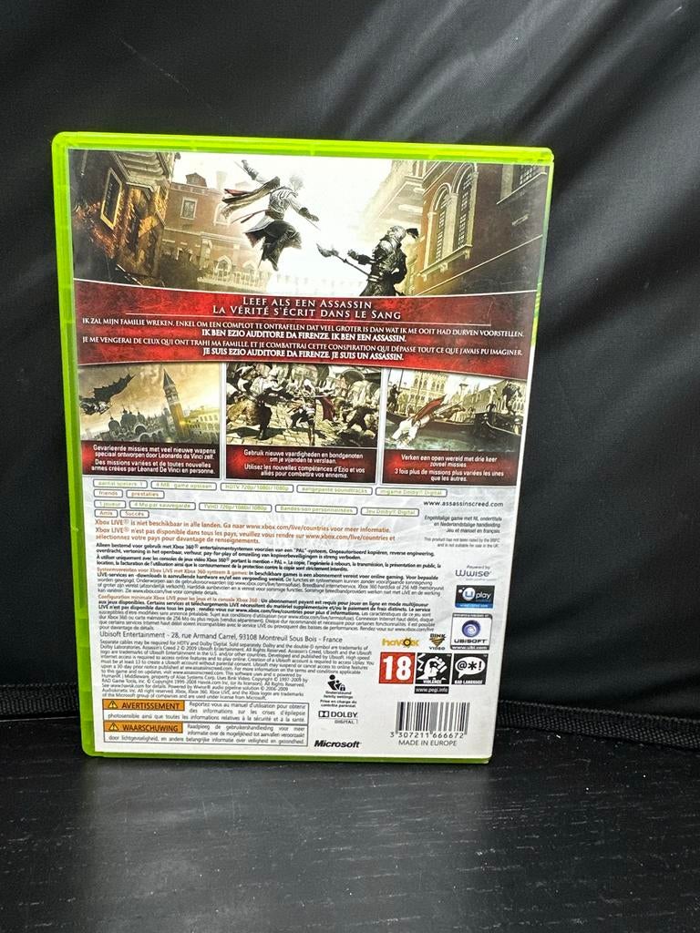 Assassin's Creed II - Xbox 360, Avontuur en Actie, Vanaf 18 jaar, A, 1 speler