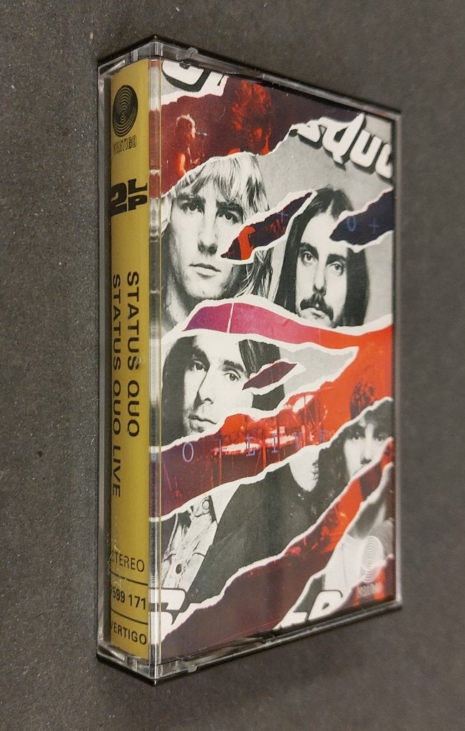 Status Quo CASSETTE Live 1977 Origineel Engeland, Cd's en Dvd's, Gebruikt, 1 bandje, Ophalen of Verzenden, NvT