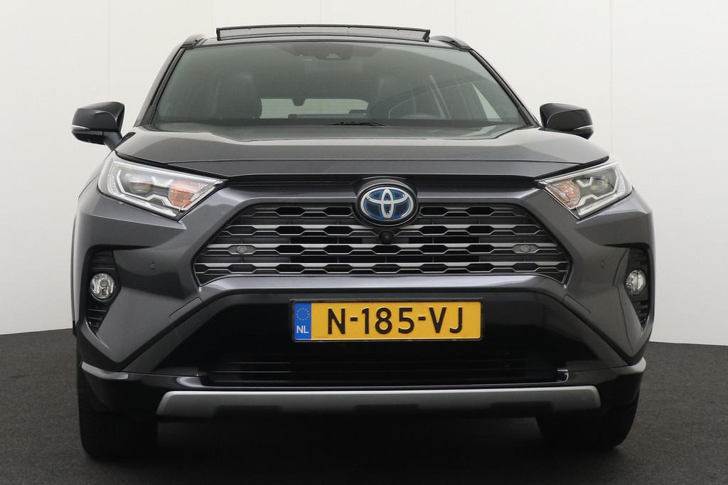 Toyota RAV4 2.5 Hybrid Bi-Tone Pano-dak H-Leder Trekhaak Ada, Gebruikt, 4 cilinders, 2487 cc, Leder en Stof