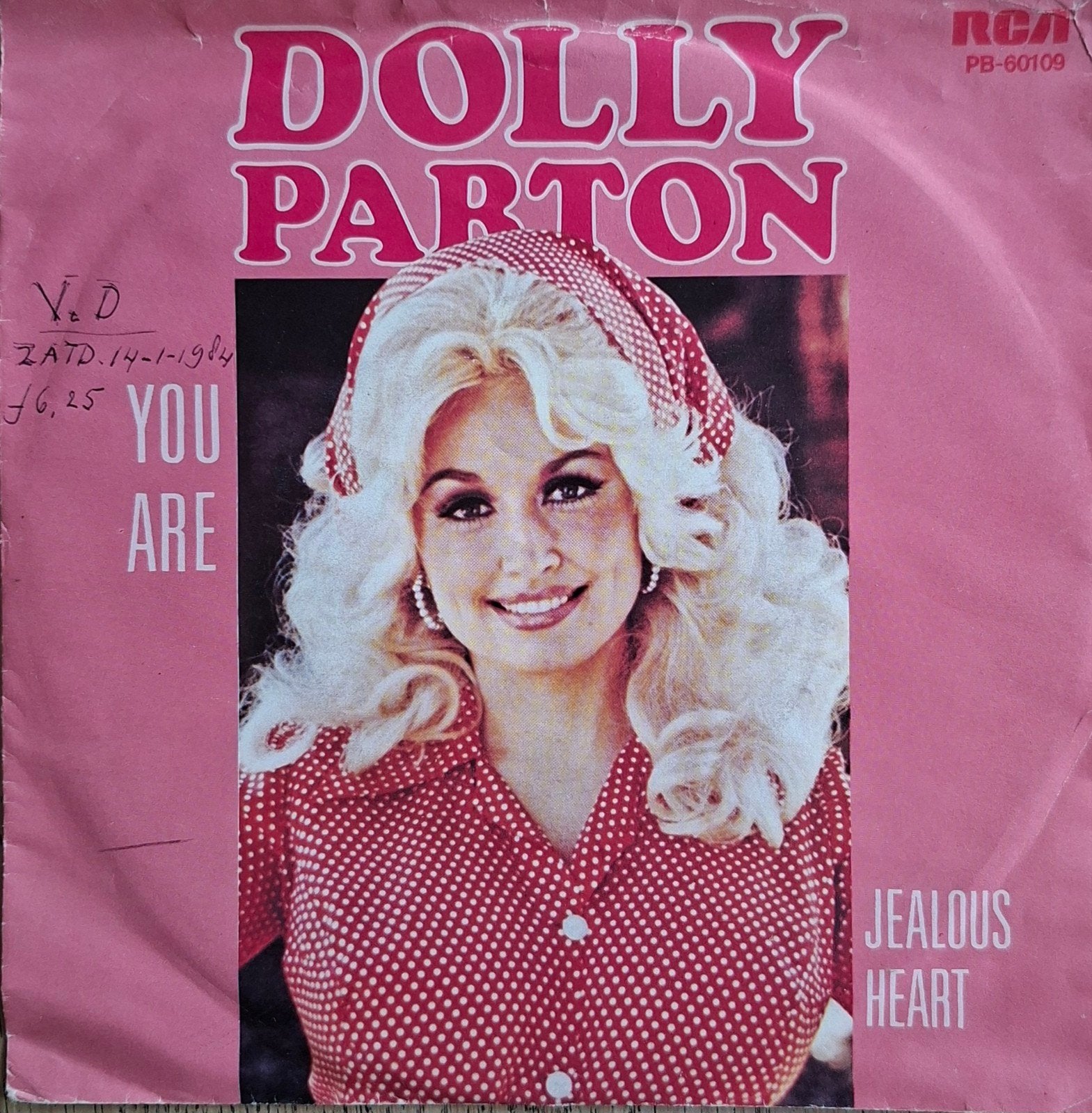 Dolly Parton - You are (1976), 7 inch, Zo goed als nieuw, Pop, Overige typen