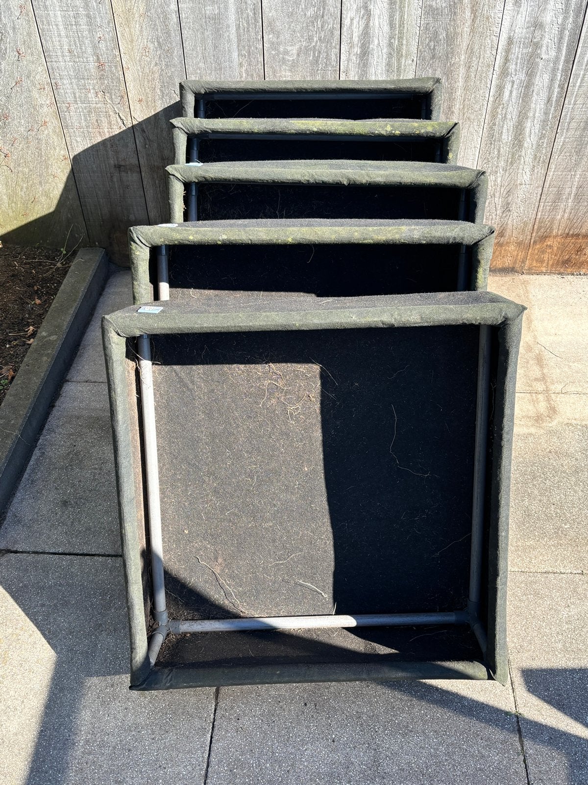 5 airbakken van de makkelijke moestuin, Tuin en Terras, Ophalen, Overige materialen, Gebruikt, Minder dan 30 cm