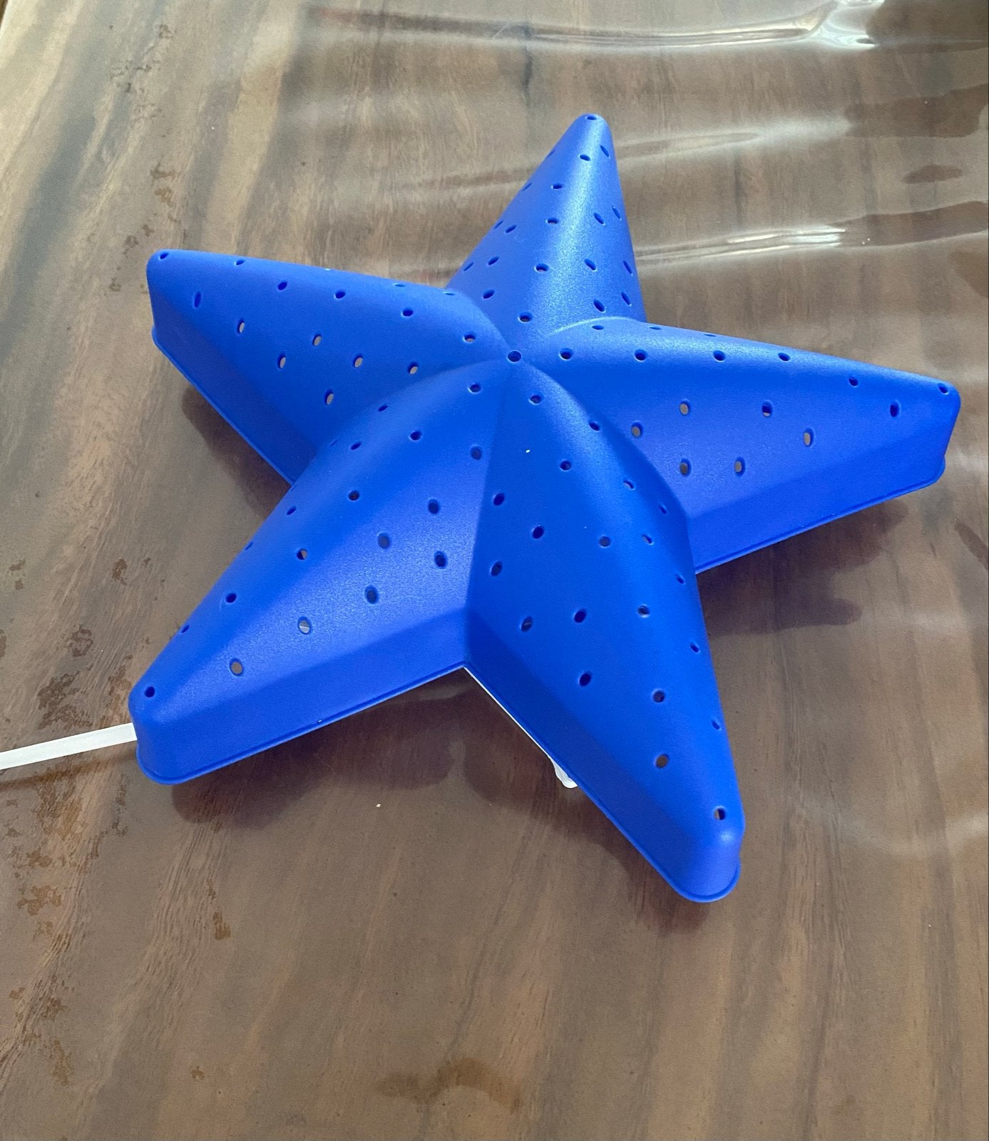 Blauwe Ster Lamp - Sfeervolle Verlichting voor Kinderkamer, Overige merken, Kunststof, Overige fittingen, Zo goed als nieuw