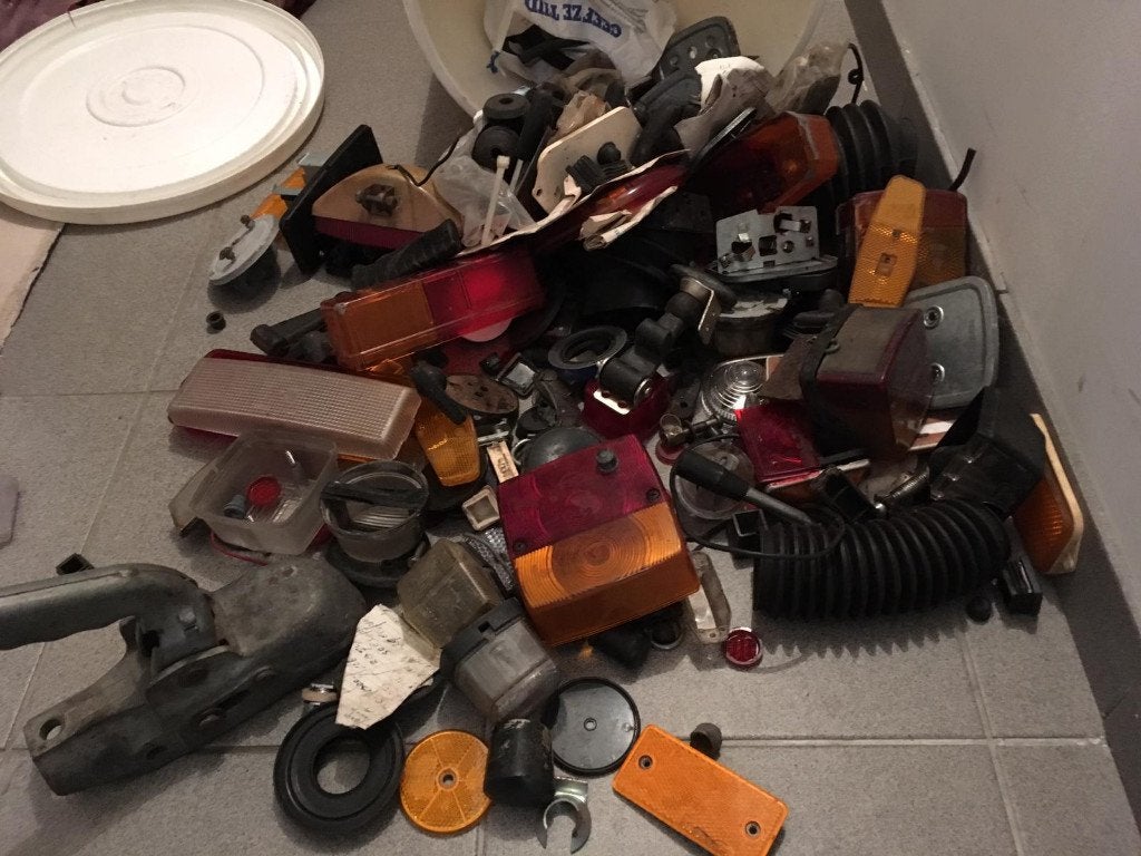 Diverse Boottrailer onderdelen o.a: reflectors, lampen etc., Watersport en Boten, Accessoires en Onderhoud, Ophalen of Verzenden