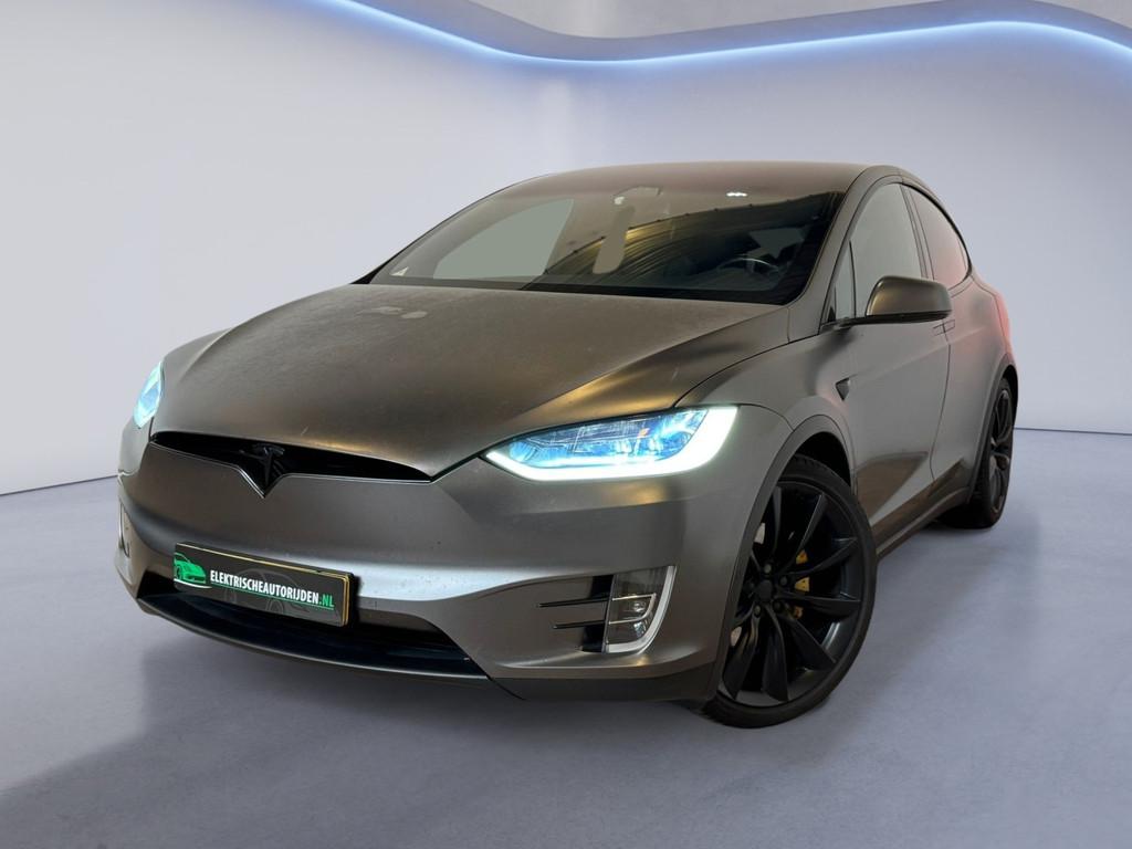 Tesla Model X 100D 6p.|AUTOPILOT|INRUIL MOGELIJK|, Auto's, Automaat, Gebruikt, 2433 kg, Vierwielaandrijving