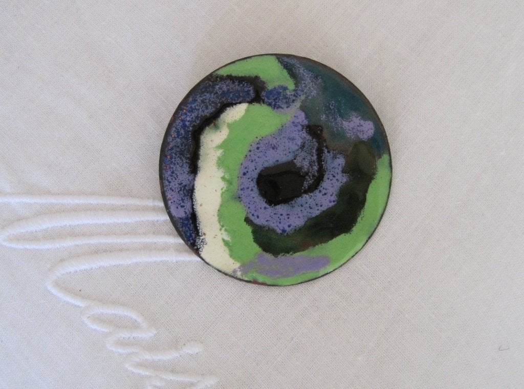 Vintage broche, Overige materialen, 4 tot 7 cm, Overige kleuren, Ophalen of Verzenden
