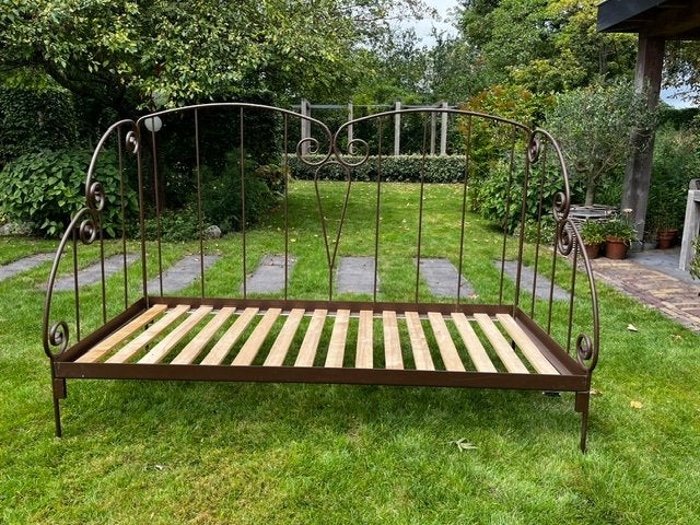 Superlief meisjes bed (bank), Huis en Inrichting, Ophalen, Gebruikt, 90 cm, Eenpersoons