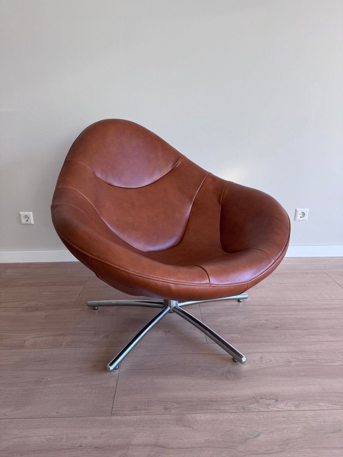 Label van den Berg - Hidde Fauteuil, Ophalen of Verzenden, Nieuw, 75 tot 100 cm, Leer