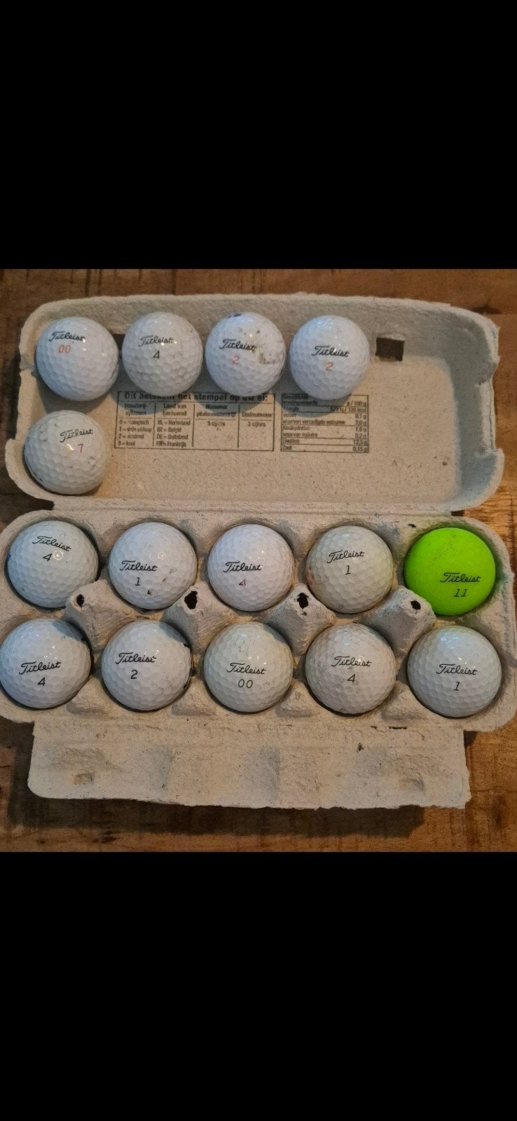 golfballen Titleist, Ophalen of Verzenden, Gebruikt, Bal(len)