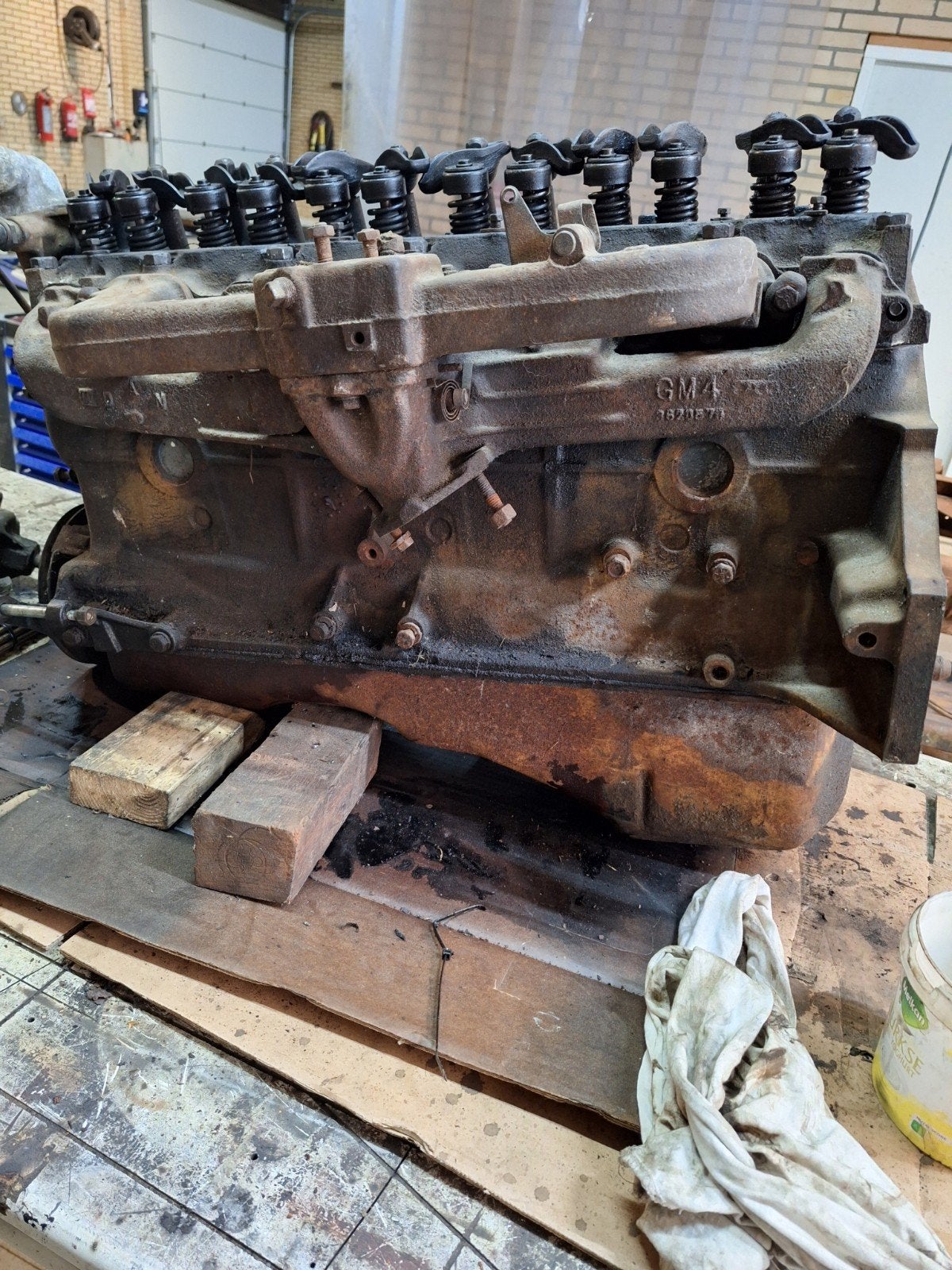 6 cilinder 230 motor, Ophalen, Gebruikt, Chevrolet