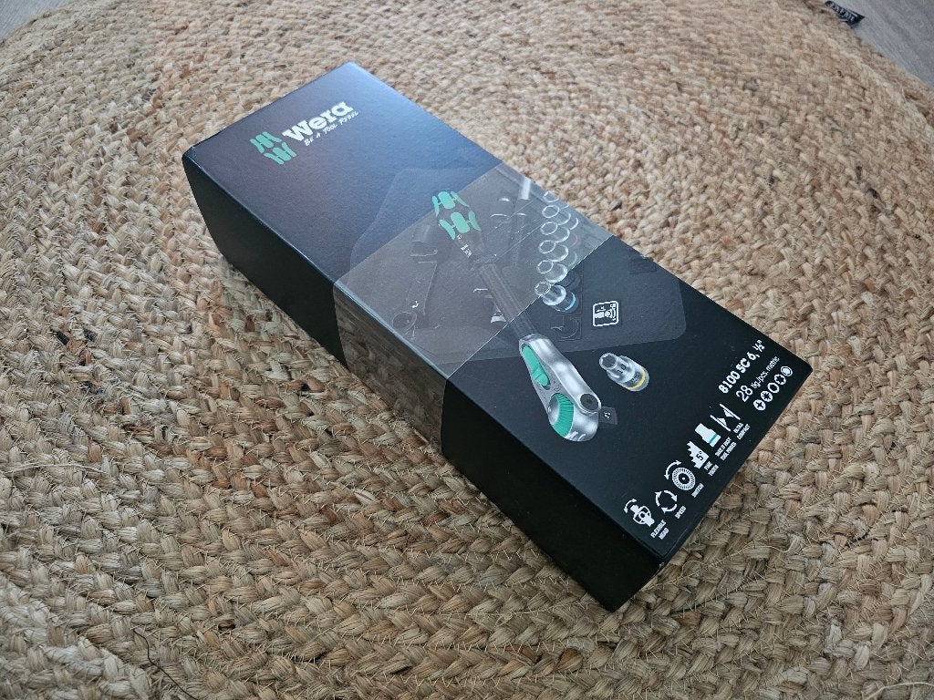 Wera 8100 SC 6 Zyklop Speed ratelset 1/2 28-dlg NIEUW, Doe-het-zelf en Verbouw, Gereedschap | Handgereedschap, Ophalen of Verzenden