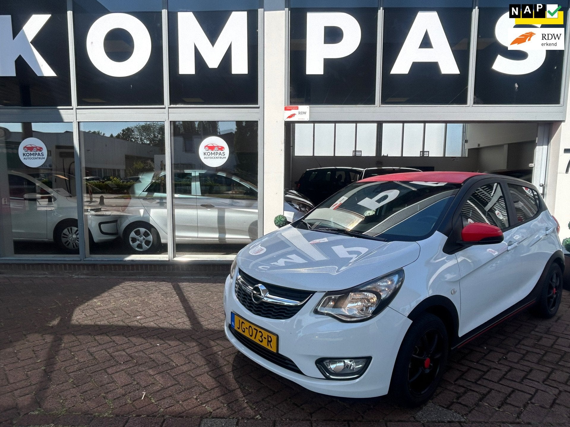 Opel KARL 1.0 ecoFLEX Cosmo|Nw.Koppeling|AIRCO|CC|Nap|Blueto, 839 kg, Gebruikt, Wit, Handgeschakeld