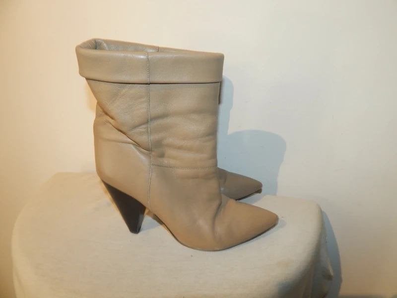 Isabel Marant soepele zacht leren laarzen trendy model 39, Isabel Marant, Hoge laarzen, Verzenden, Beige