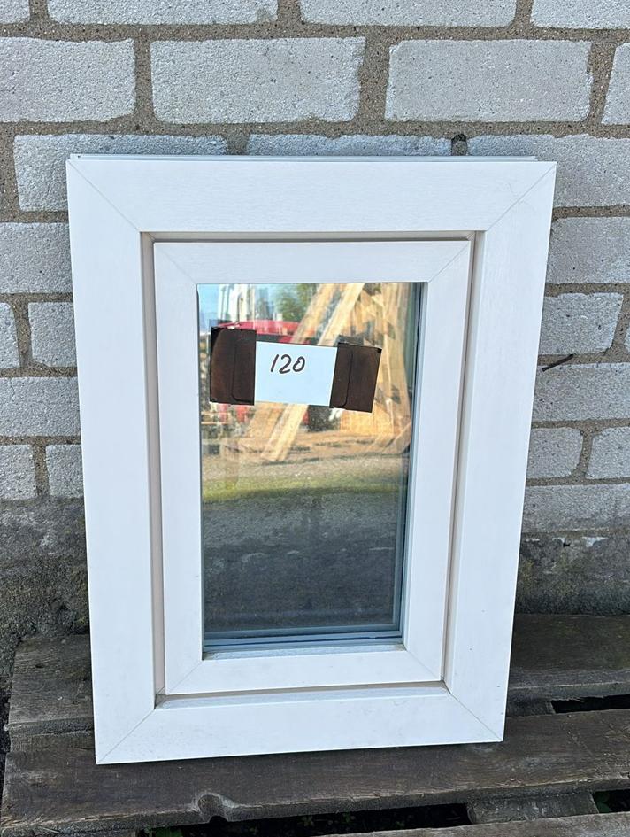 (120) Nieuw kunststof raamkozijn draai kiep incl glas, Doe-het-zelf en Verbouw, Kozijnen en Schuifpuien, Ophalen, Kunststof, Minder dan 75 cm