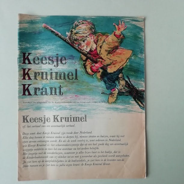 Keesje Kruimel Krant kinderboekgeschenk 1962, Boeken, Ophalen of Verzenden, Fictie, Onbekend, Gelezen
