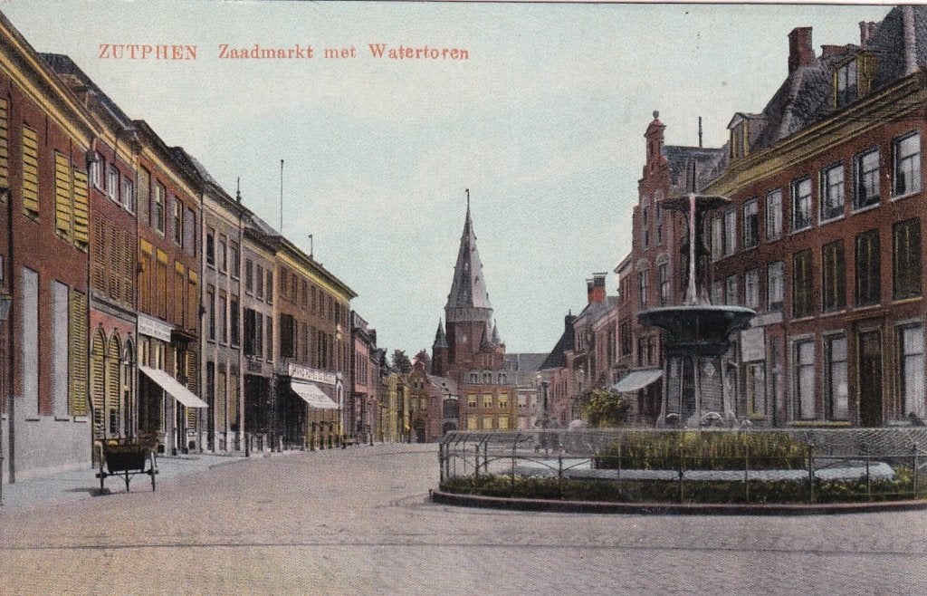 Zutphen Zaadmarkt met watertoren, Verzenden, Voor 1920, Ongelopen, Gelderland