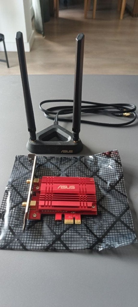 WiFi PCIe Kaart ASUS PCE-AC56, Computers en Software, Netwerkkaarten, Ophalen of Verzenden, Zo goed als nieuw, Intern, ASUS