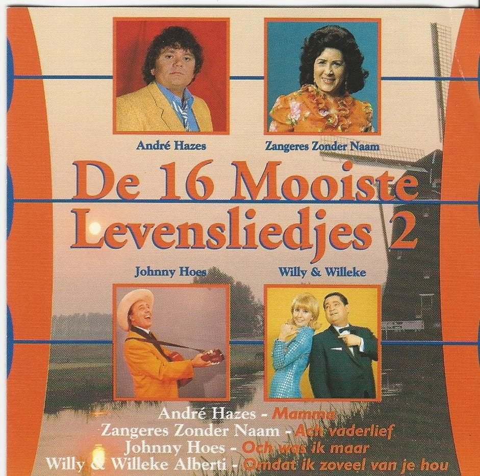 16 mooiste levensliedjes 2oa.Hepie,Konings,Hazes,Wikos= 1,49, Ophalen of Verzenden, Zo goed als nieuw, Levenslied of Smartlap