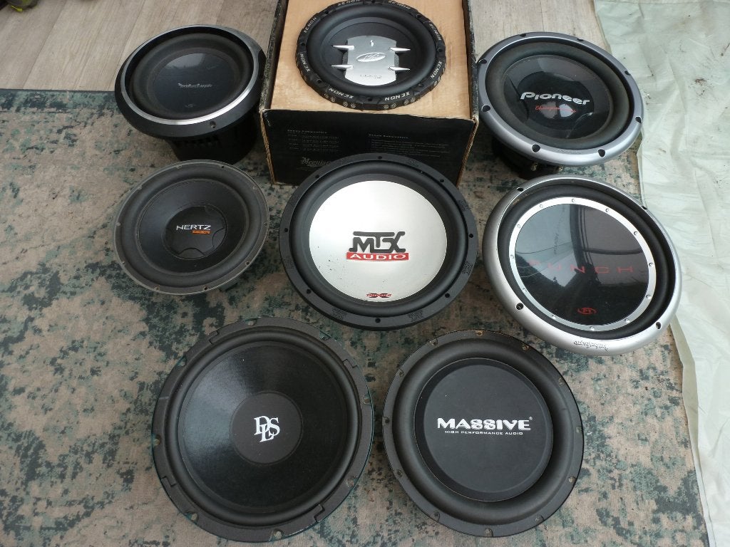Losse Subwoofers Rockford Pioneer Mtx Dls Hertz Phoenix gold, Auto diversen, Autospeakers, Gebruikt, Ophalen