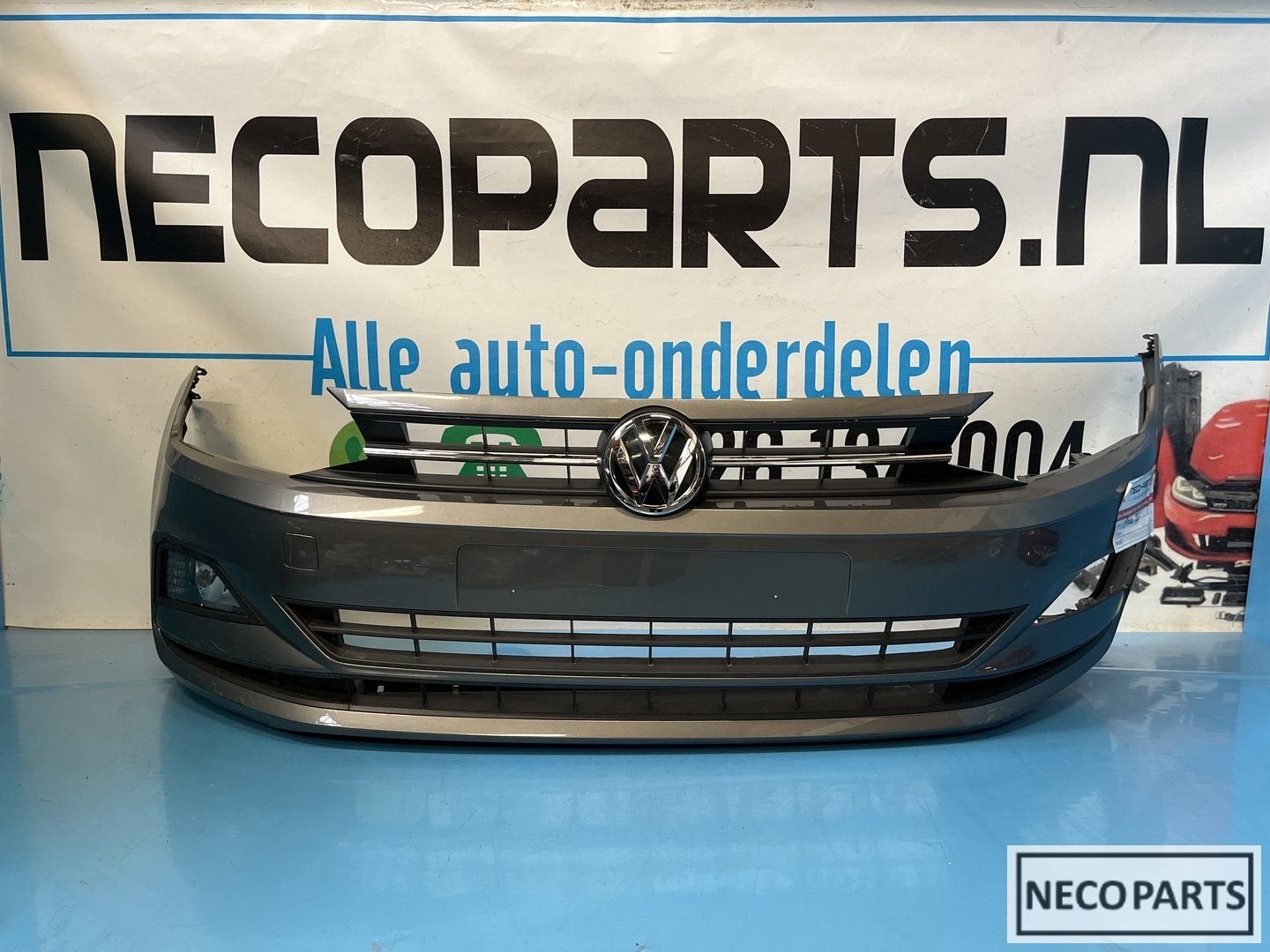 VOLKSWAGEN POLO 2G VOORBUMPER BUMPER ORIGINEEL, Gebruikt, -, Volkswagen, -