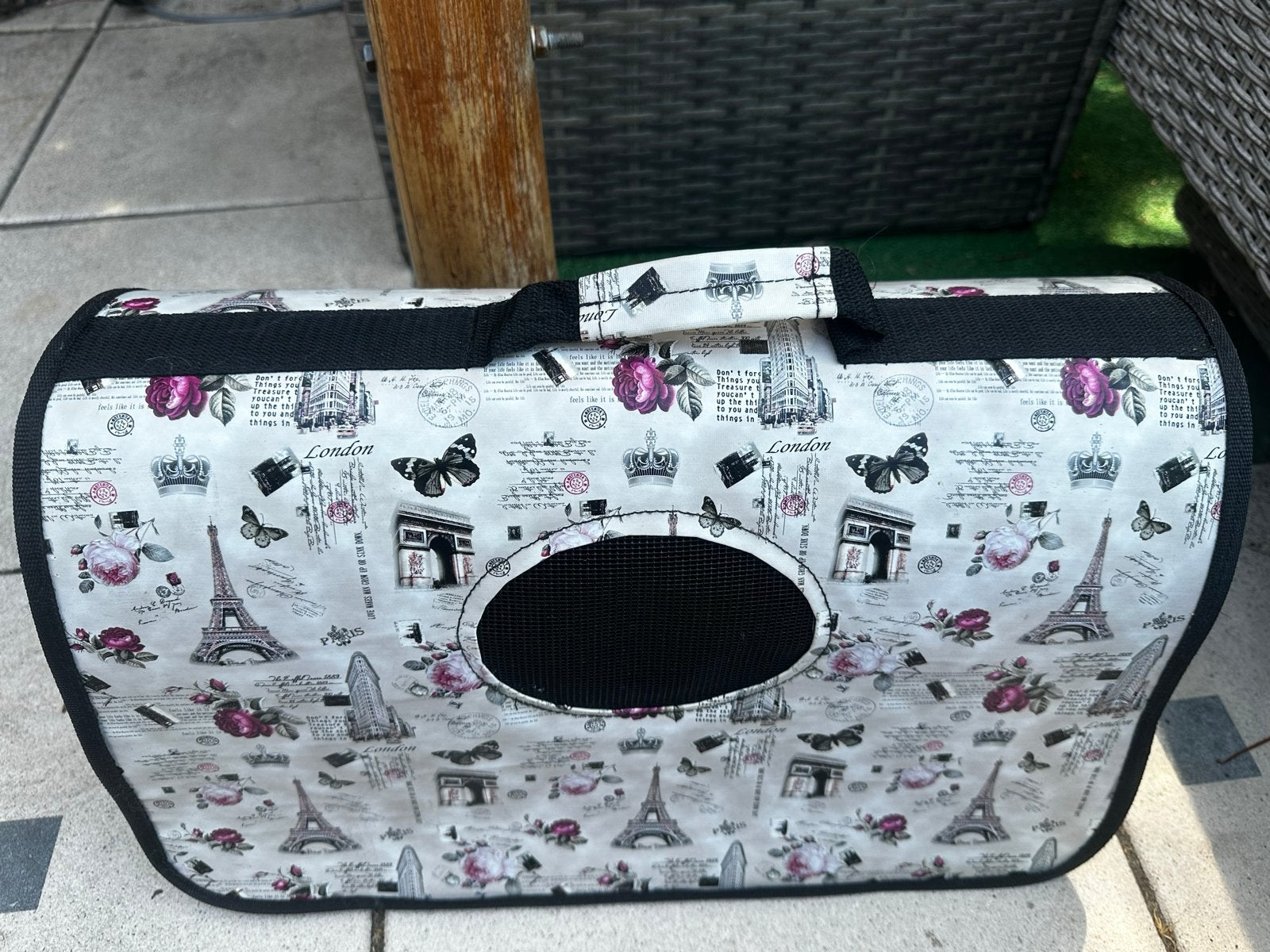 Poes / klein hondje transport tasje, Ophalen