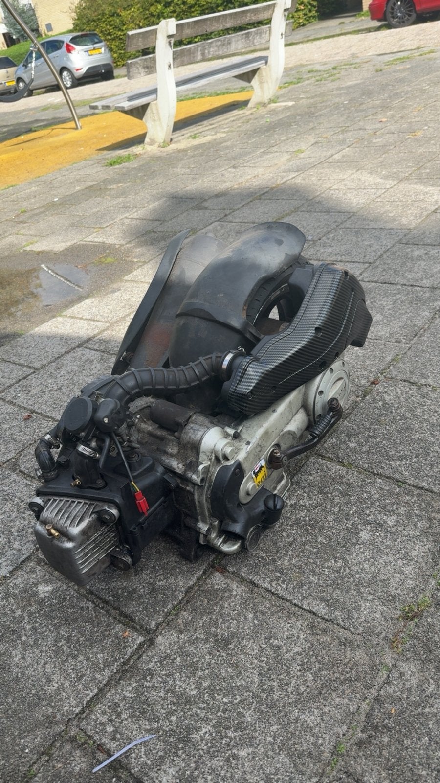 Piaggio zip 2005 motorblok - 80cc malossi, Ophalen, Gebruikt