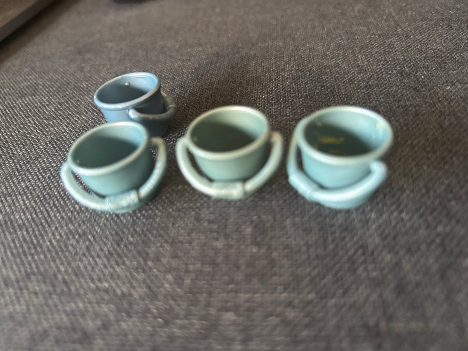 Playmobil 4 metallic emmers - Losse onderdelen, Kinderen en Baby's, Speelgoed | Playmobil, Ophalen of Verzenden, Gebruikt, Losse onderdelen