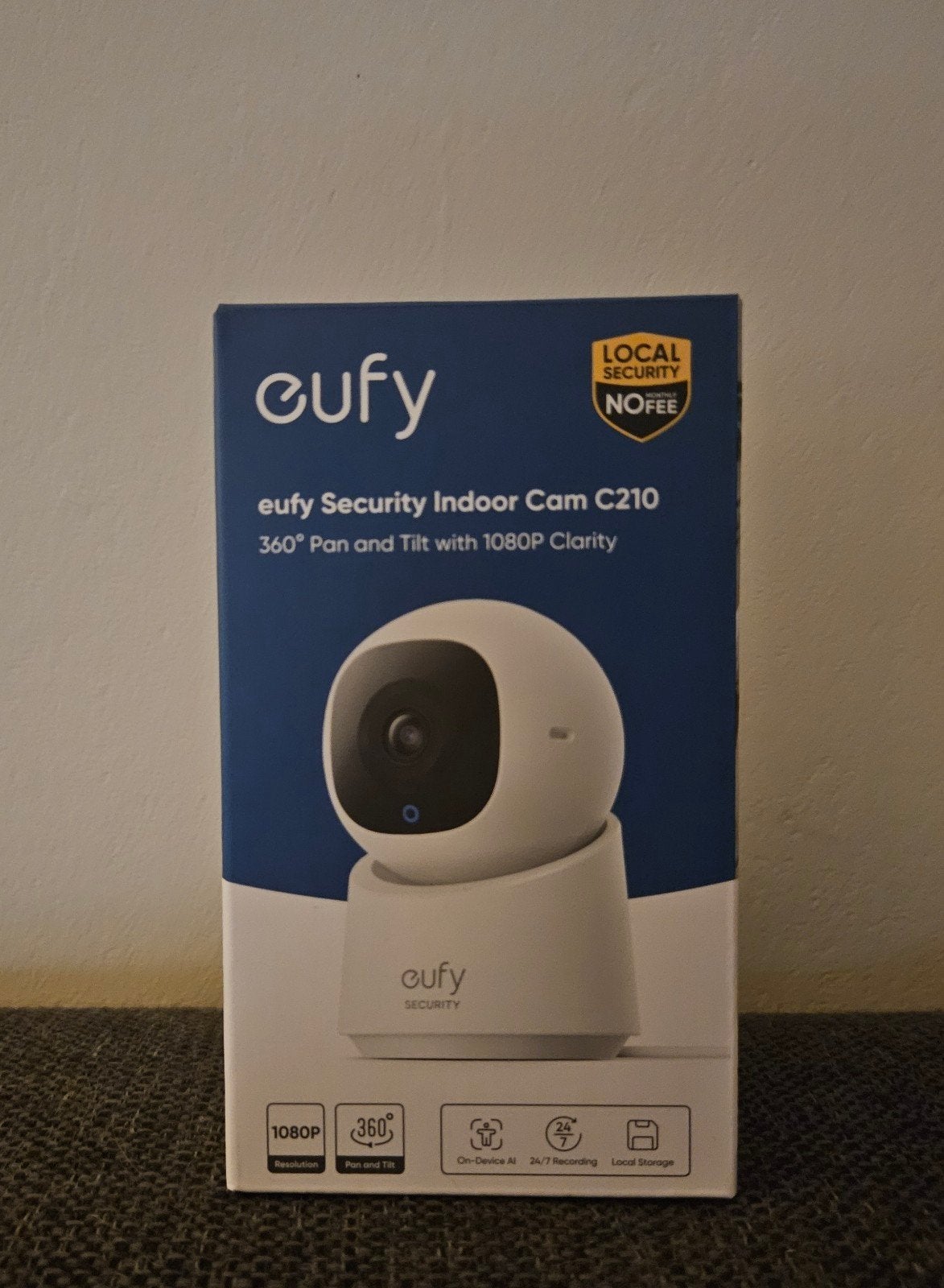 Eufy indoor cam C210, Audio, Tv en Foto, Ophalen of Verzenden, Nieuw, Binnencamera