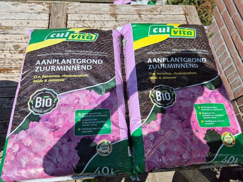 Aanplantgrond zuurminnend 40L, Tuin en Terras, Planten | Tuinplanten, Ophalen, Overige soorten, Volle zon
