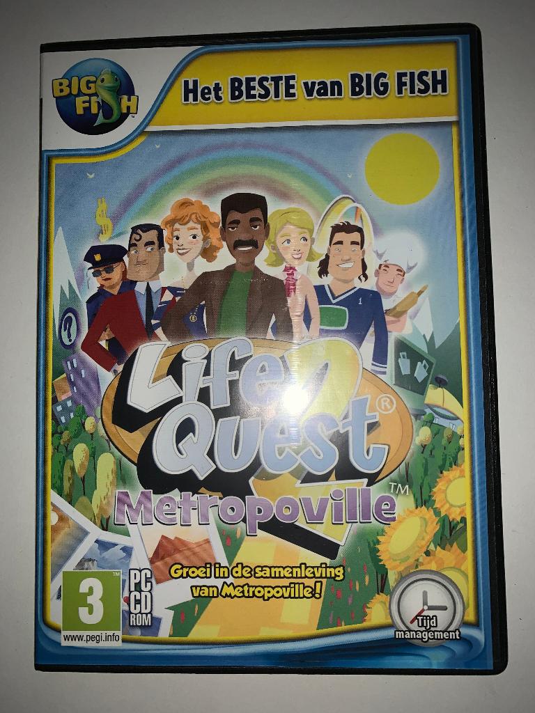 pc spel : Life Quest 2: Metropoville, 1 speler, Verzenden, Gebruikt, Vanaf 3 jaar