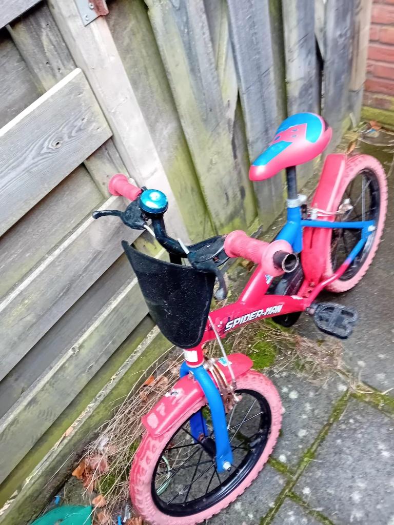 kinder fiets, Ophalen of Verzenden, Gebruikt, 16 tot 20 inch