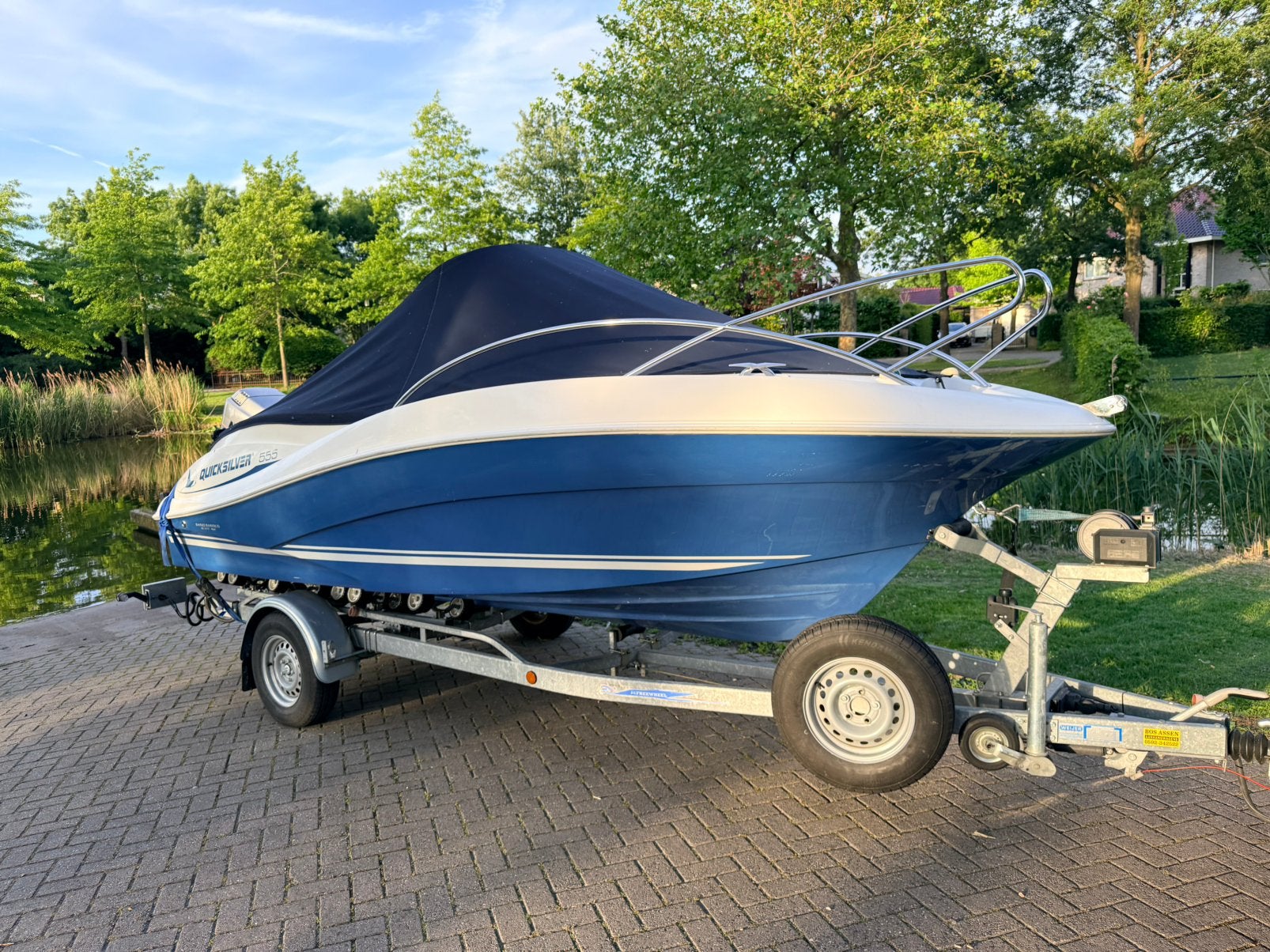 Quicksilver 555 commander met Mariner 115pk, Ophalen, 5 m, 120 tot 200 pk, 2 m