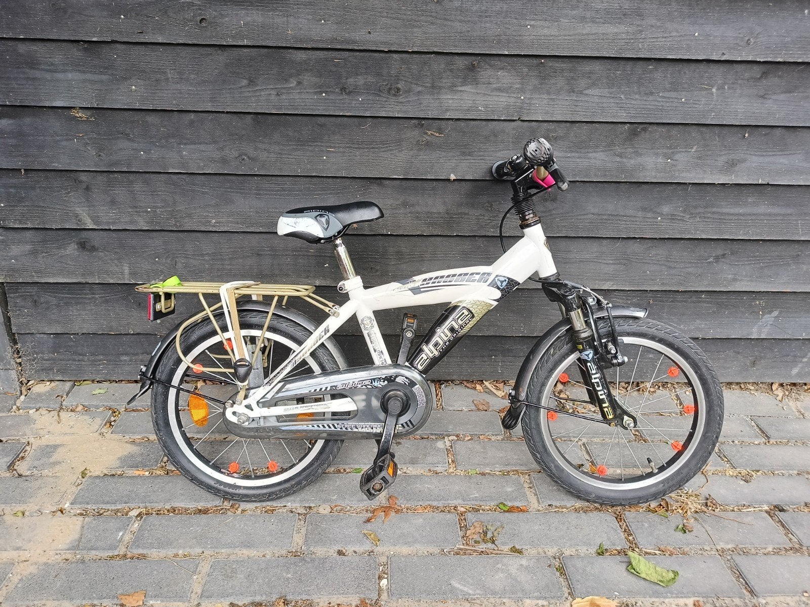 Alpina Yabber kinderfiets 16 inch - technisch goed, Fietsen en Brommers, Ophalen, Gebruikt, 16 tot 20 inch, Alpina