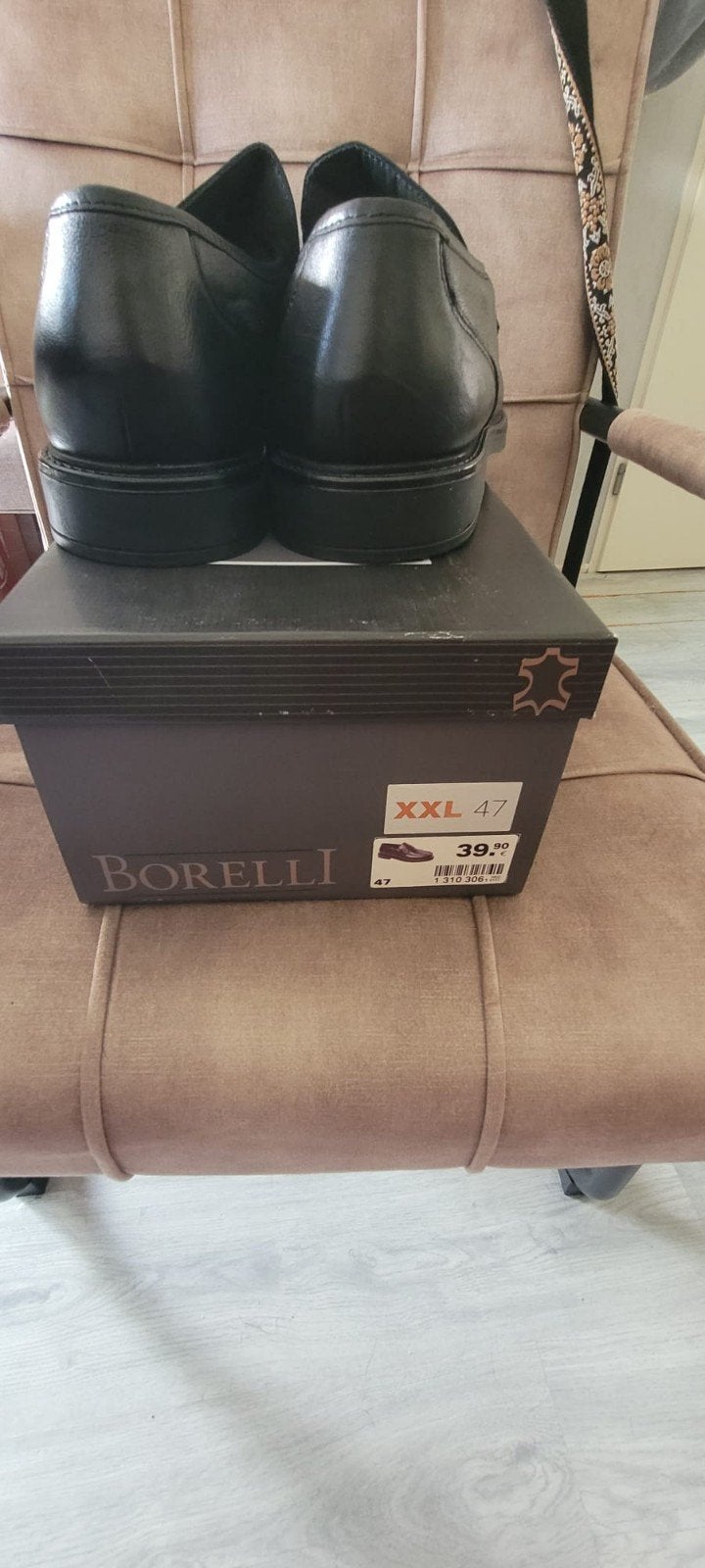 Borelli heren loafers - Zwart, maat 47, nieuw, Loafers, Borelli, Zwart, Nieuw
