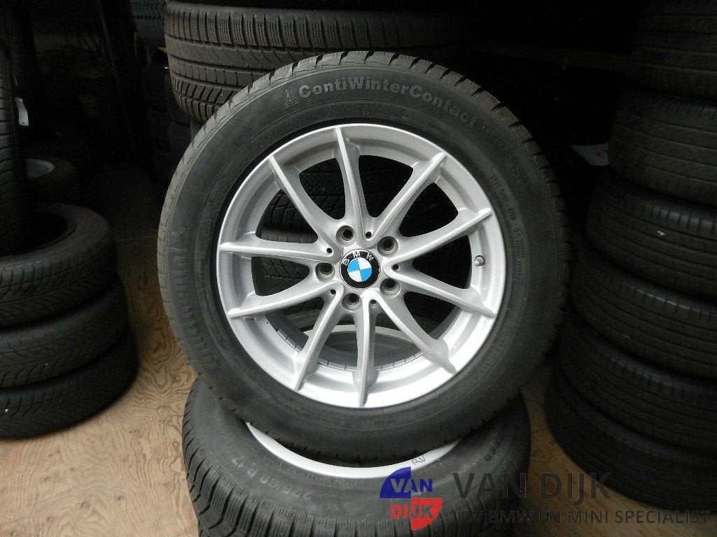 Winterbandenset 17 inch origineel voor BMW X3 F25, Gebruikt, -, -, Banden en Velgen