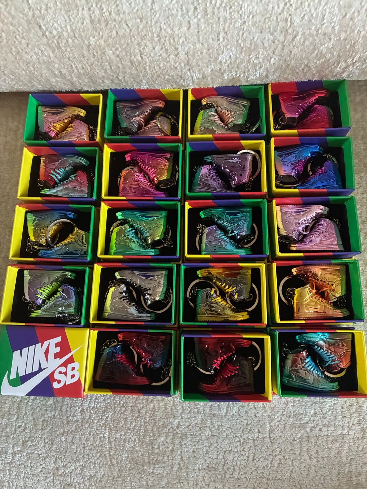 Partij Nike Air Jordan / SB / Airforce sleutelhangers, Overige typen, Nieuw, Ophalen of Verzenden, A