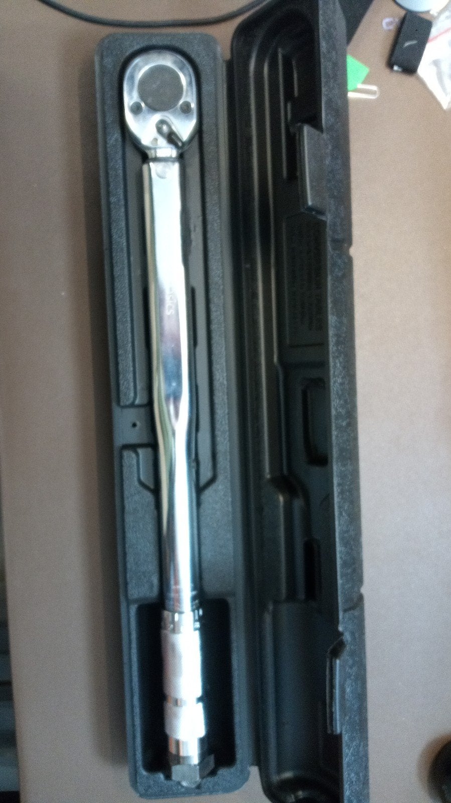Torque wrench 1/2 inch, click mechanism, 27.1-203.5 Nm, Ophalen of Verzenden, Zo goed als nieuw